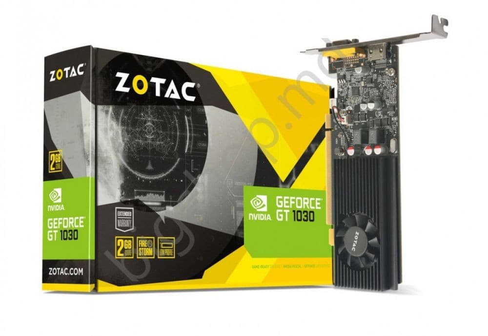 Видеокарта ZOTAC GeForce GT 1030 2GB DDR5