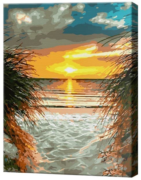 Tablou pe numere Art Gallery Apusul în paradis, 30х40 cm