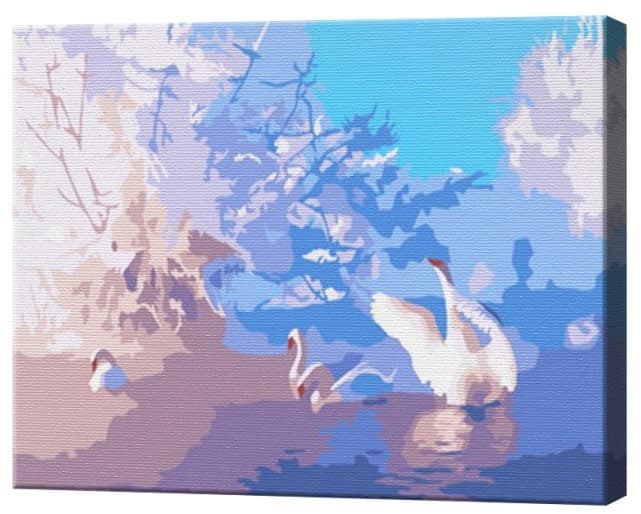 Tablou pe numere Art Gallery Lacul iarna 20х30 cm