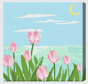 Tablou pe numere Art Gallery Lalele 20х20 cm