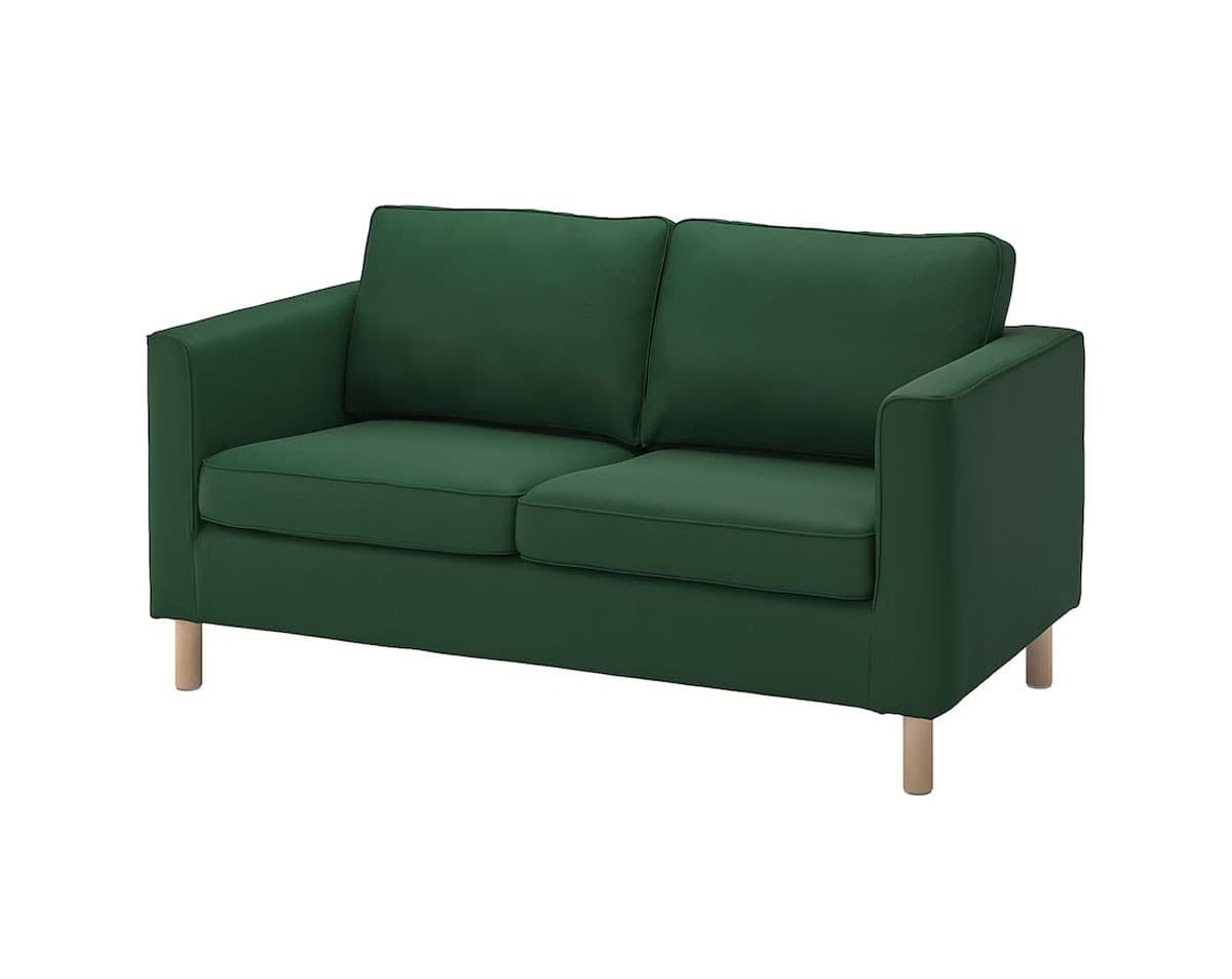 Диван IKEA Parup Vissle dark green (2 locuri)