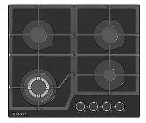 Plita incorporabila pe gaz Backer RIKI 6004 Turbo BL GL