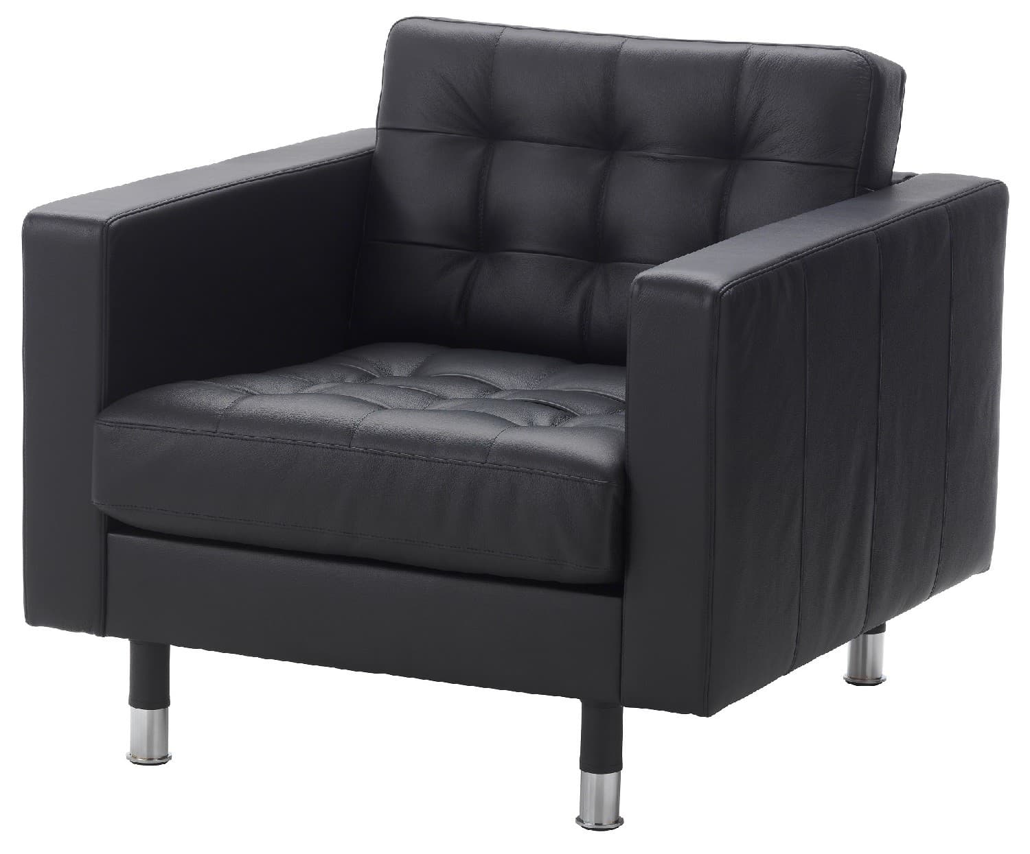 Кресло IKEA Landskrona Grann/Bomstad black/metal
