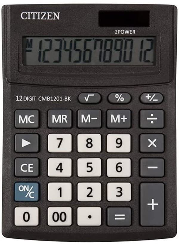 Calculator de masă Citizen CDB1201-BK