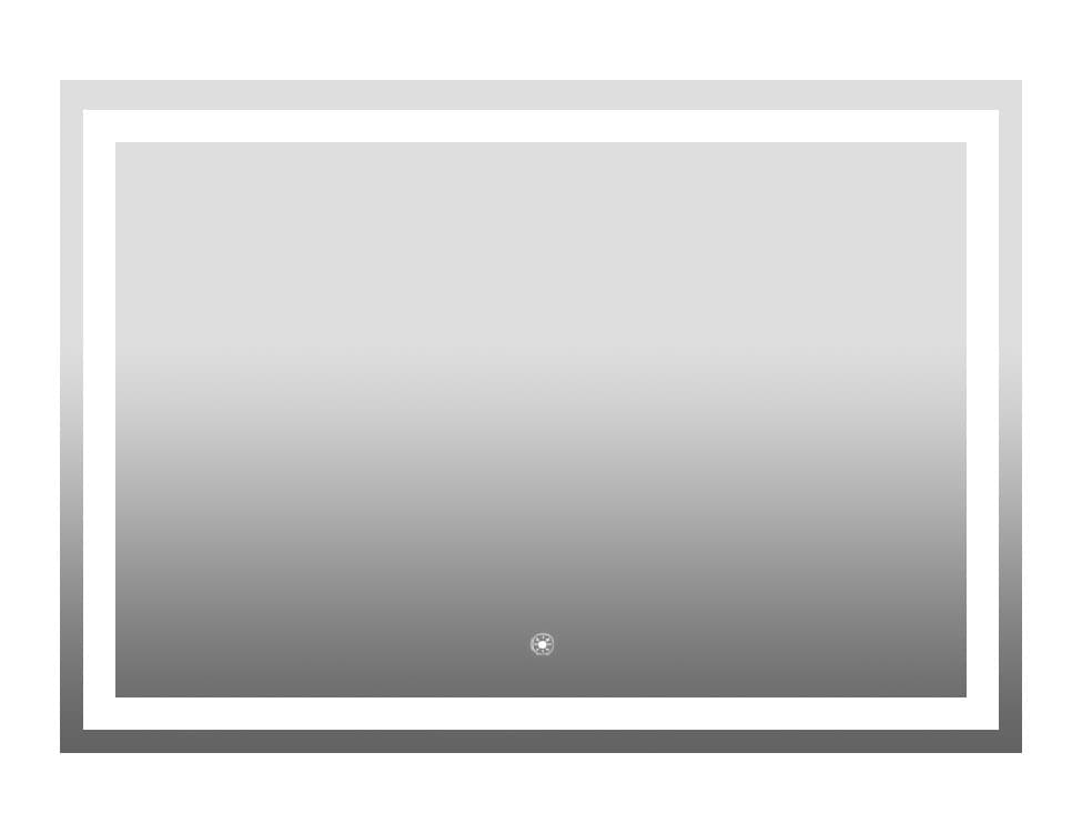 Зеркало для ванной Ortakci Emilia (60x80) LED