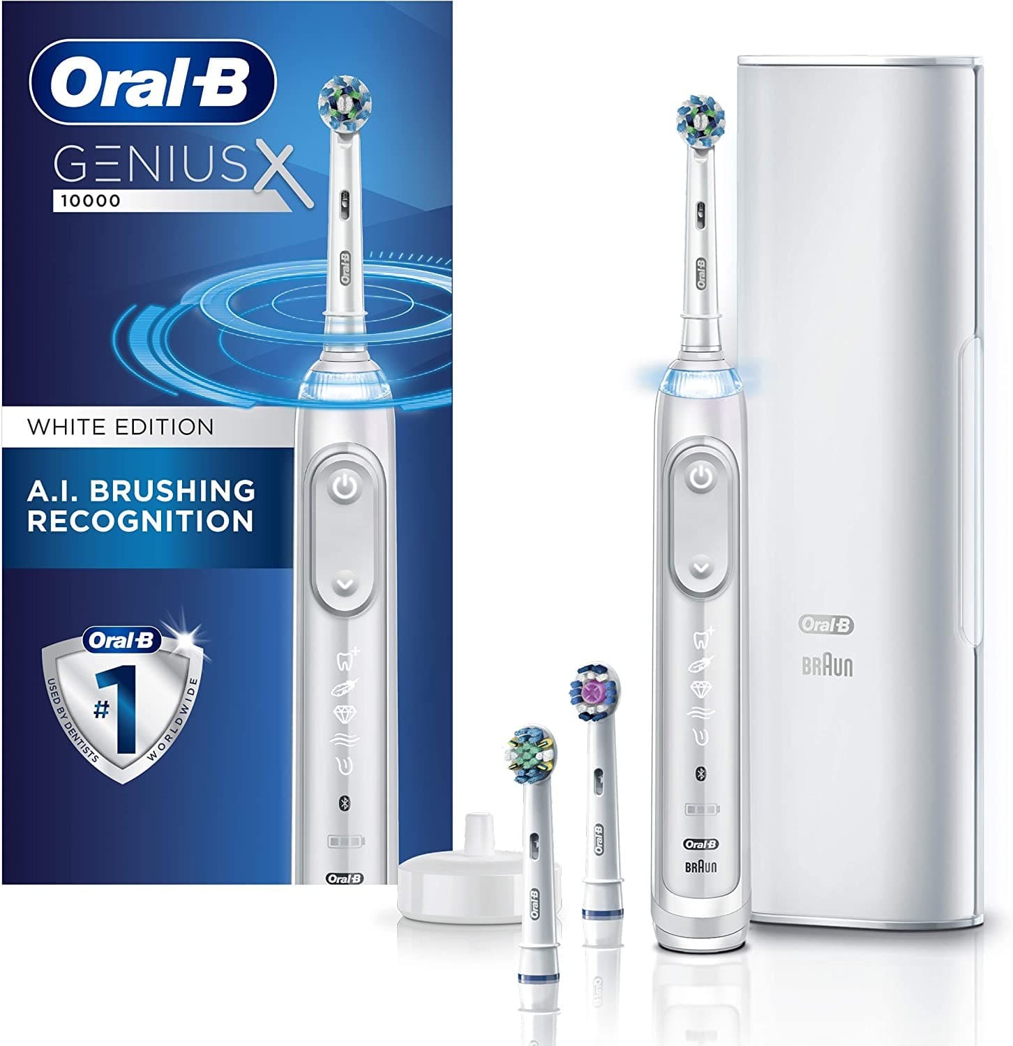 Электрическая зубная щетка Oral-B Genius X white