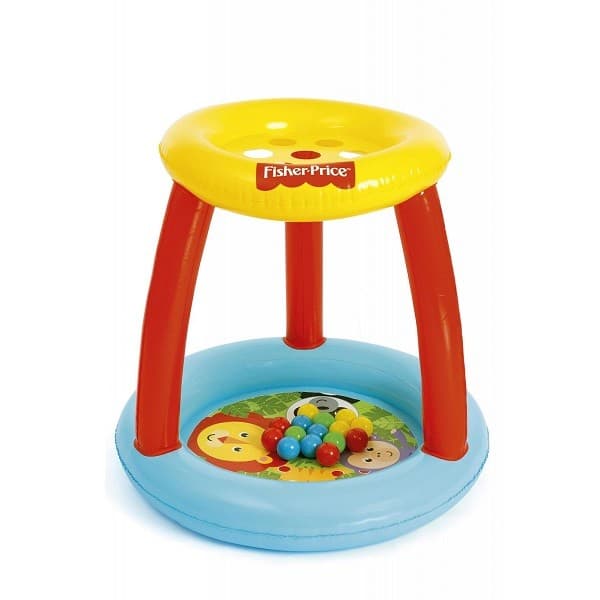 Интерактивная игрушка BESTWAY Игровой центр Fisher Price ЖИВОТНЫЕ с шариками (15б)