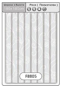 Занавески для ванной Frap F 8805 (1.8x1.8m)Beige