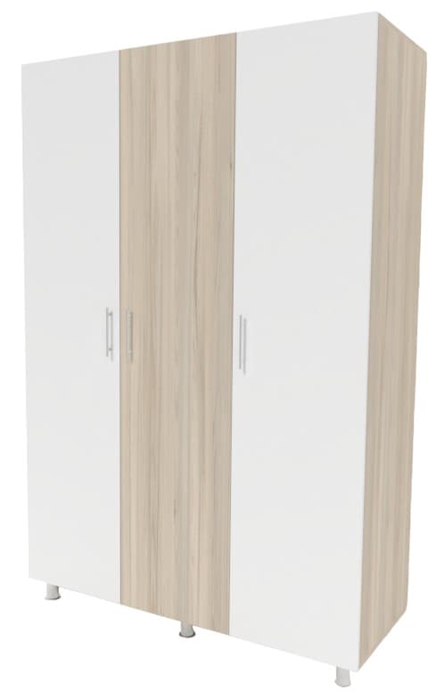 Dulap Smartex N3 140cm Light Oak/White