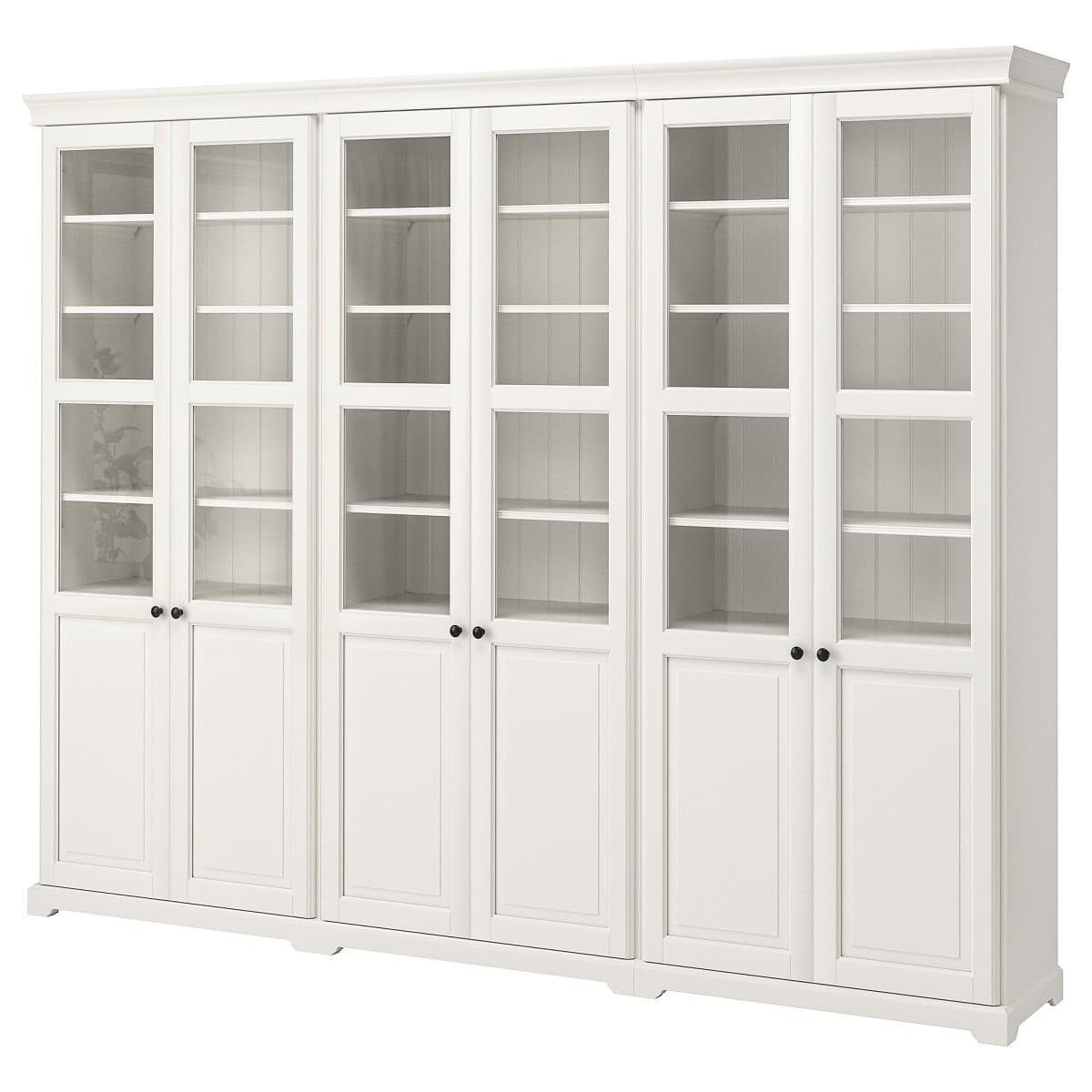 Витрина IKEA Liatorp white 276x214 см