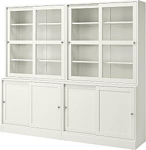 Витрина IKEA Havsta white 242x47x212 см