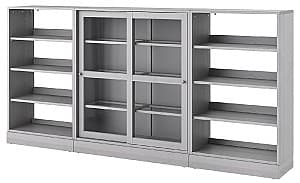 Витрина IKEA Havsta Gray 283x37x134 см