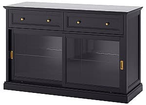 Витрина IKEA Malsjo black 145x92 см