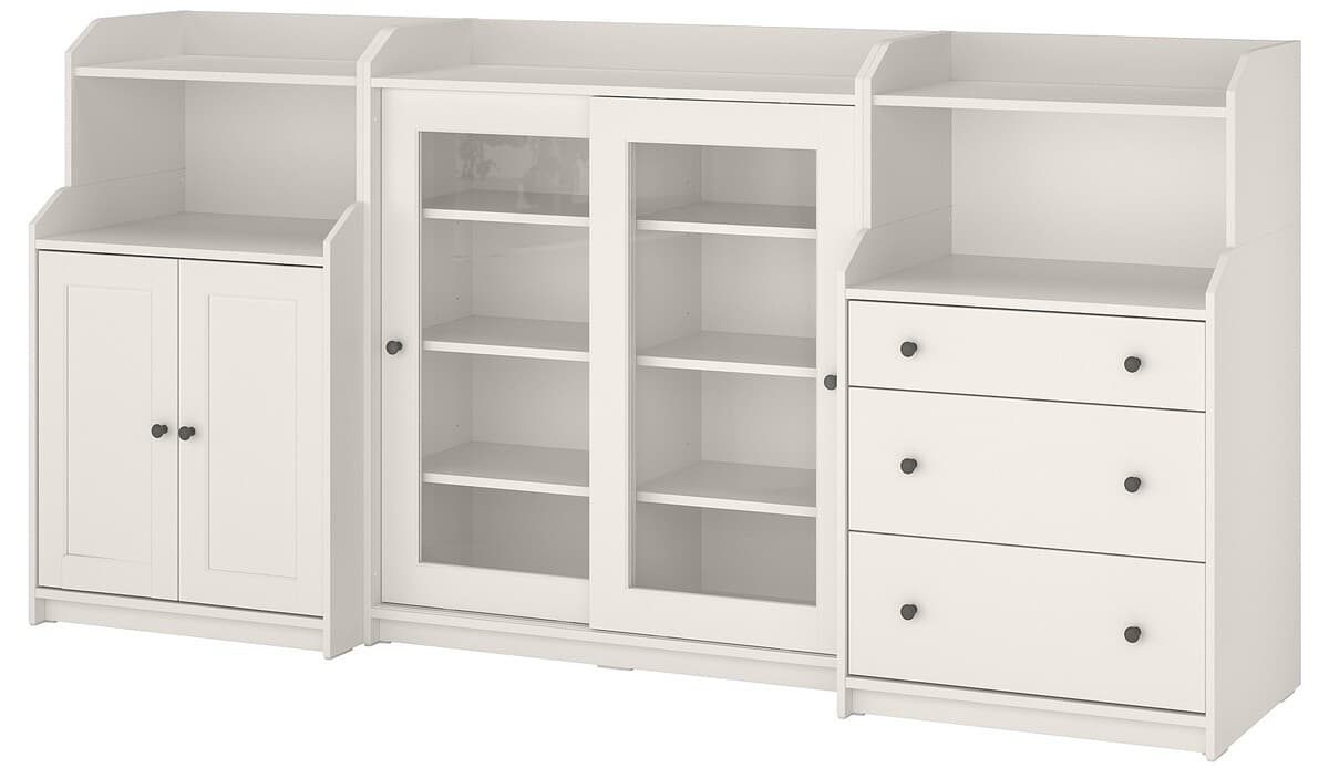 Витрина IKEA Hauga white