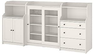 Витрина IKEA Hauga white