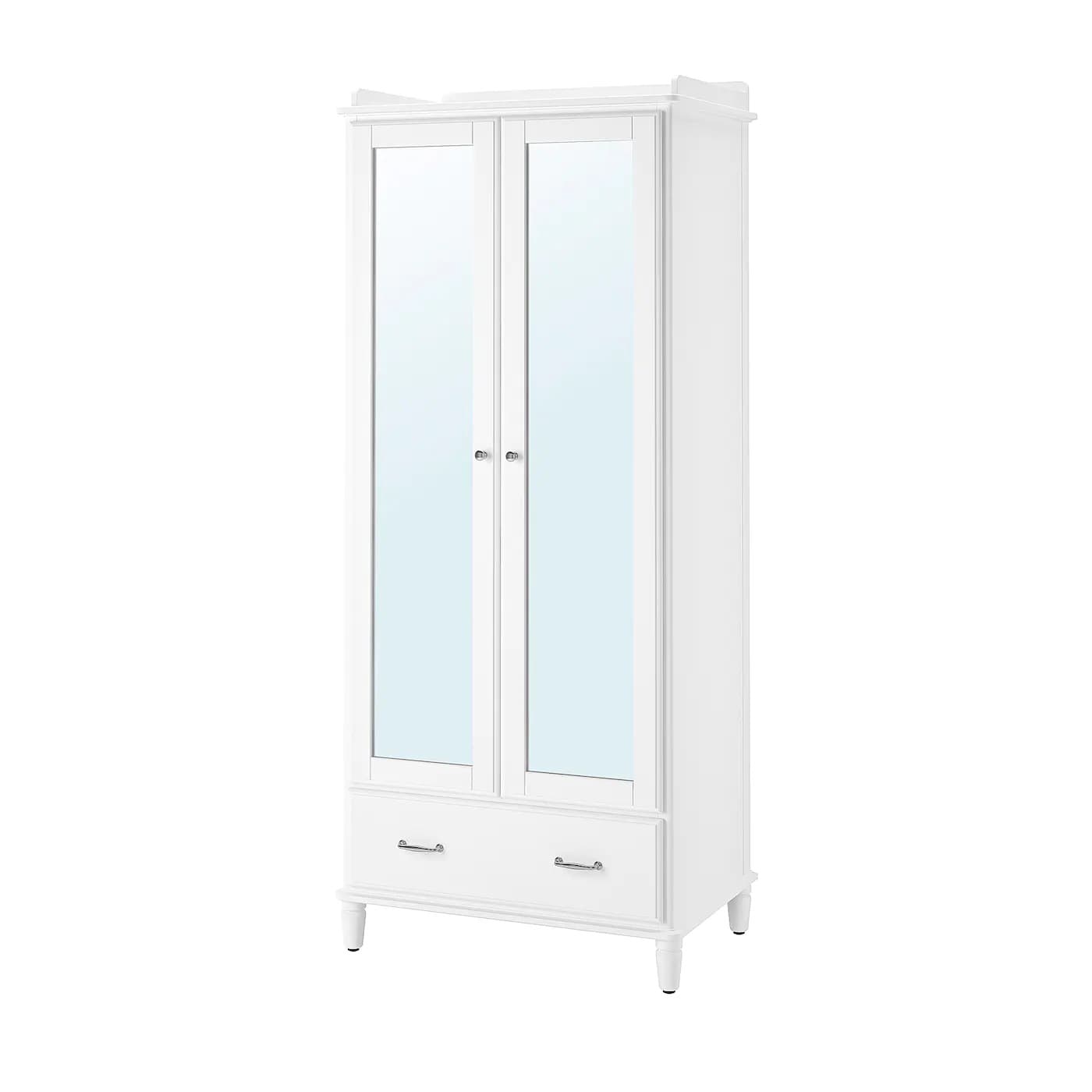 Детский шкаф IKEA Tyssedal White 88x58x208 cm