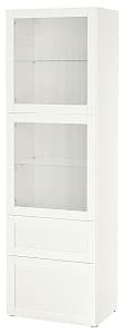 Витрина IKEA Besta  Hanviken White  60x42x193 см