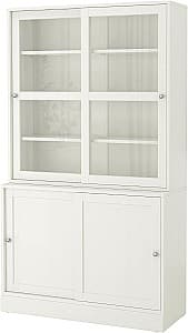 Витрина IKEA Havsta White 121x47x212 см