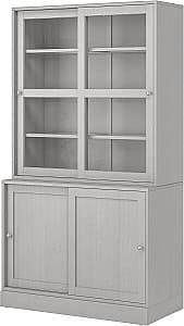 Витрина IKEA Havsta Gray 121x47x212 см