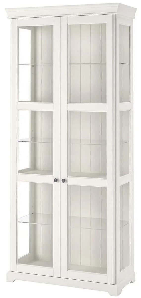 Dulap cu vitrina IKEA Liatorp White 96×214 cm