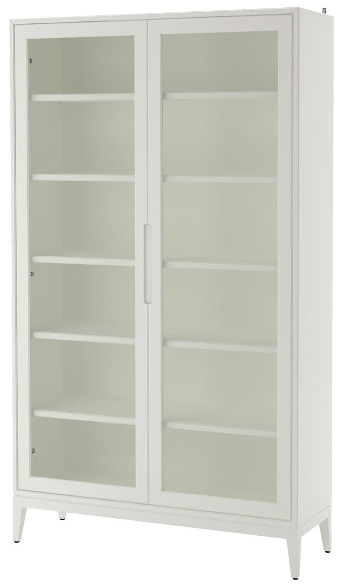 Dulap cu vitrina IKEA Regissor White 118×203 cm