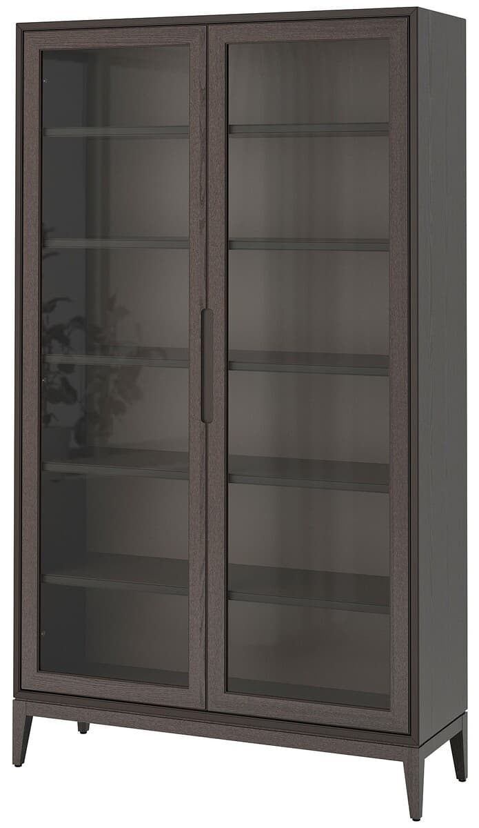 Dulap cu vitrina IKEA Regissor  Brown 118×203 cm