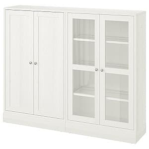 Витрина IKEA Havsta White 162x37x134 см