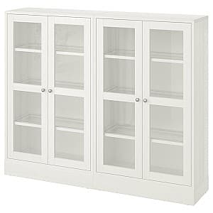 Витрина IKEA Havsta White 162x37x134 см