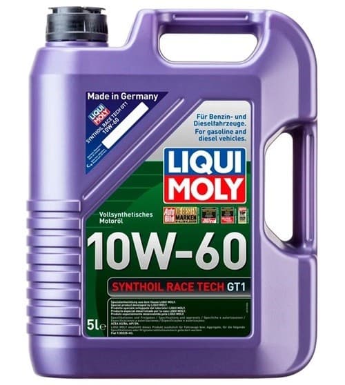 Моторное масло LIQUI MOLY 10W60 RACE TECH GT1 5л