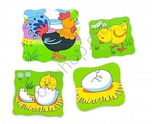 Интерактивная игрушка VIGA Grow-up Puzzle - Rooster