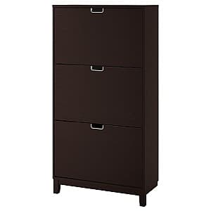 Обувница IKEA Stall 3 compartimente Black-Brown 79x148 cm