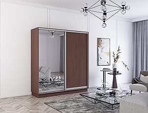 Шкаф-купе Mobildor Lux Fox 1 L 1900 (Wenghe 2226)