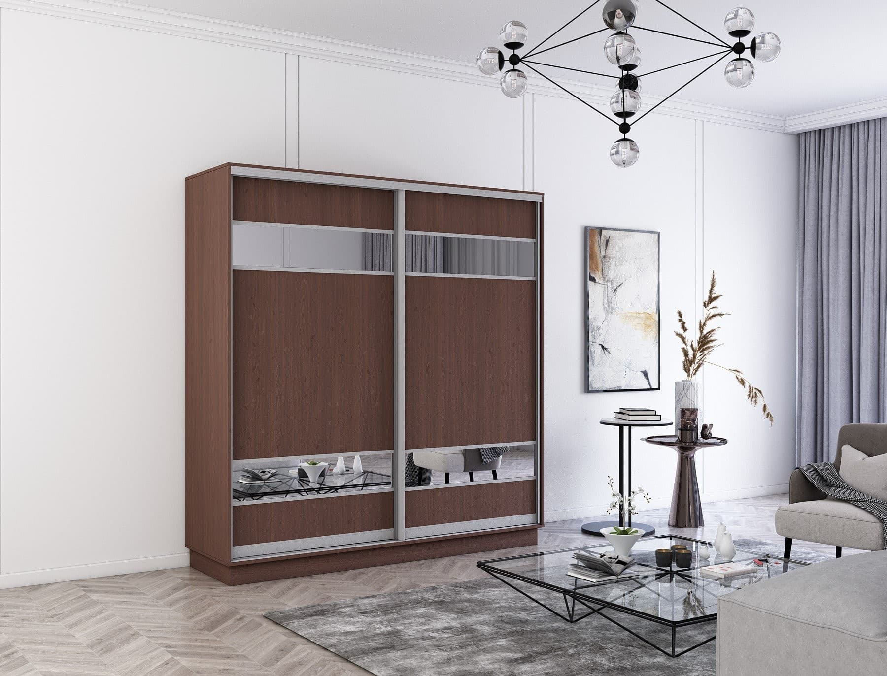 Dulap-Cupe Mobildor Lux Fox L 2100 (Wenghe 2226)