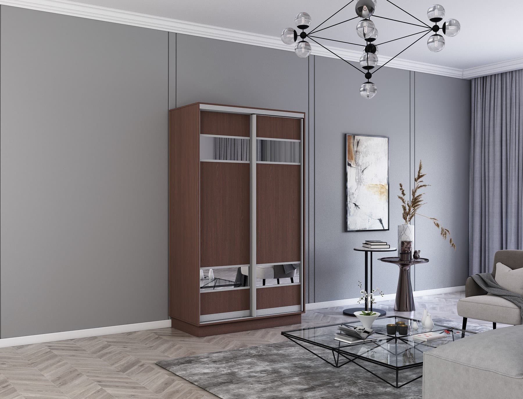 Dulap-Cupe Mobildor Lux Fox L 1100 (Wenghe 2226)