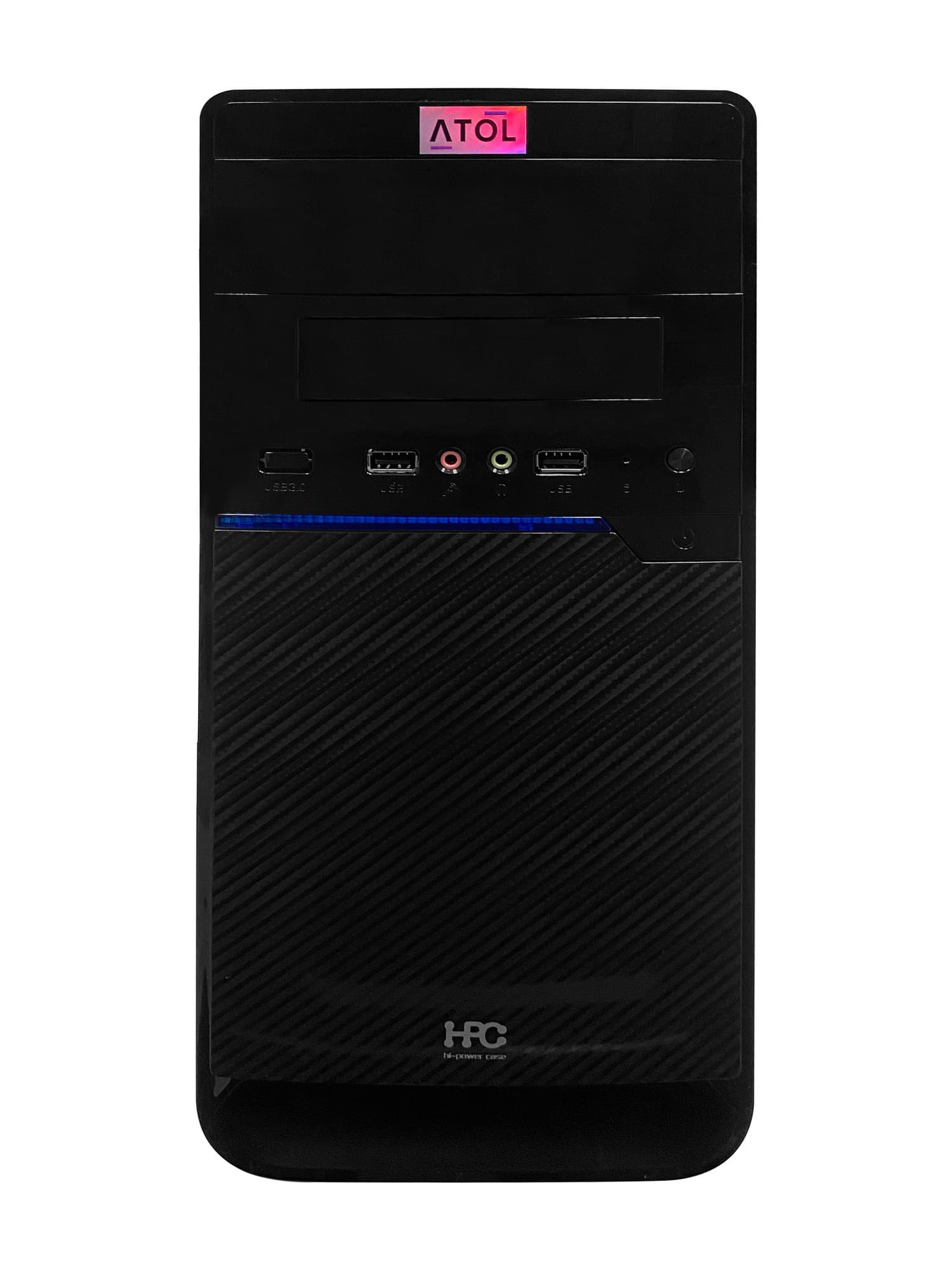 Системный блок ATOL PC1027MP Black