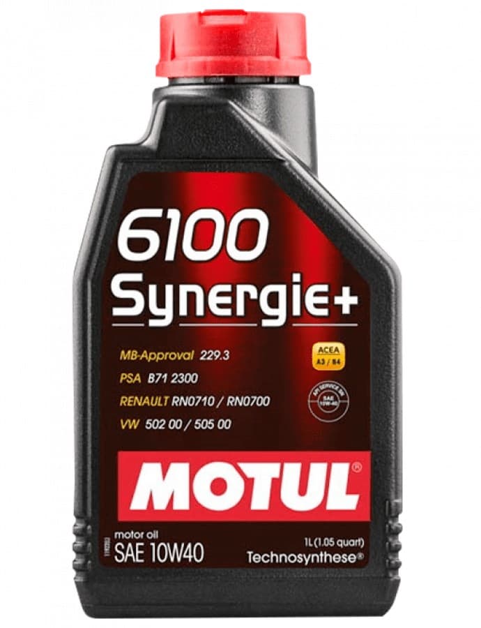 Моторное масло Motul 6100 SYNERGIE+ 10W-40 1l