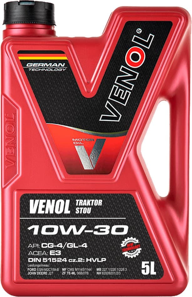 Ulei motor Venol 10W-30 STOU 5L CG4 GL4 HVLP