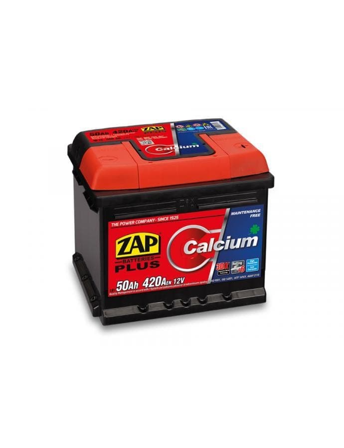 Acumulator auto ZAP 50 Ah Plus