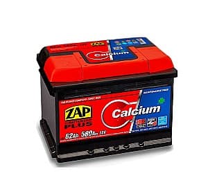 Acumulator auto ZAP 62 Ah Plus NEW +stinga