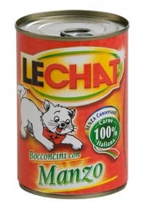 Влажный корм для кошек Monge LECHAT Chunkies Beef 720gr