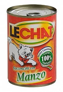 Hrană umedă pentru pisici Monge LECHAT Chunkies Beef 720gr