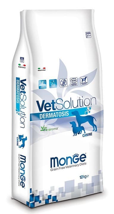 Сухой корм для собак Monge VETSOLUTION DOG DERMATOSIS 12kg