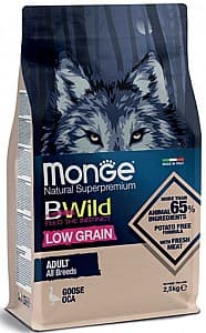 Сухой корм для собак Monge BWILD LOW GRAIN ADULT Goose 2.5kg