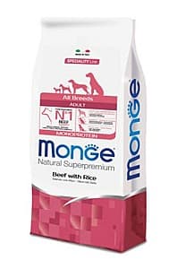 Сухой корм для собак Monge ALL BREED ADULT MONOPROTEIN BEEF/RICE 2.5kg