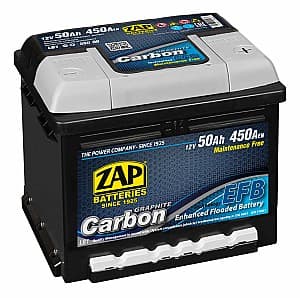 Acumulator auto ZAP 50 Ah CARBON EFB euro