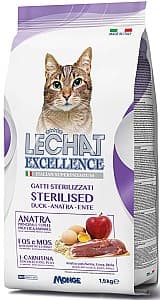 Нrană uscată pentru pisici Monge LECHAT EXCELLENCE STERILIZED DUCK 1.5kg