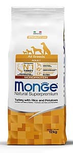 Сухой корм для собак Monge ALL BREED ADULT Turkey/Rice/Potatoes 12kg