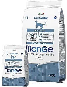 Нrană uscată pentru pisici Monge STERILISED MONOPROTEIN TROUT 400gr