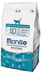 Нrană uscată pentru pisici Monge KITTEN Chicken 400gr.