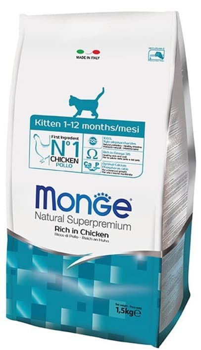 Сухой корм для кошек Monge KITTEN Chicken 1.5kg